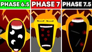 Этап 6.5 против этапа 7 против этапа 7.5 Пересдача Incredibox Sprunki