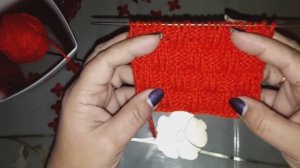 Узор для пледа и кардигана спицами Плетенка