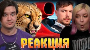 Реакция на Самая Быстрая Машина в Мире vs Гепард!