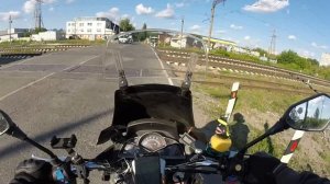 скутер ГЭЛАКСИ..объезжаю ДПС.закрытый переезд жд.