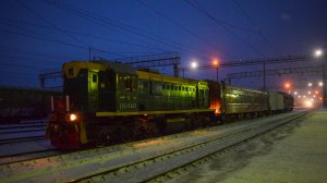 Тепловоз ТЭМ2-1582. Звук холостого хода ПД-1М.