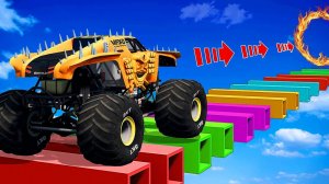 Машинки летают и прыгают! Развивающие мультики Машины помощники. Мультфильмы про машинки