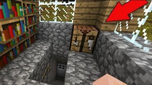 У ЭТОГО ЖИТЕЛЯ ЕСТЬ ТАЙНЫЙ ПРОХОД В MINECRAFT PE