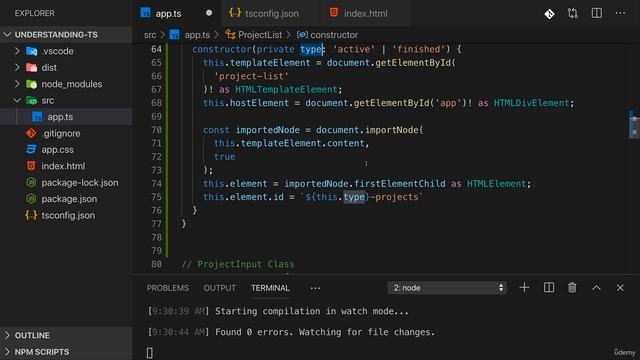 08. Rendering Project Lists