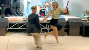 Our BEST BOOGIE WOOGIE Dance Improv Sondre & Tanya. Танцы