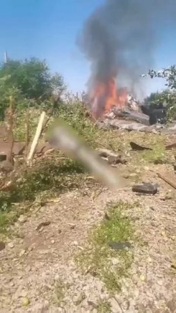 В Казани на частный дом упал новейший российский БПЛА «Альтиус» во время испытаний.