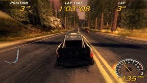 Flatout 2 Race Level 3 1 Urban Racing Cup 3 карта Timberlands 3 1 попытка