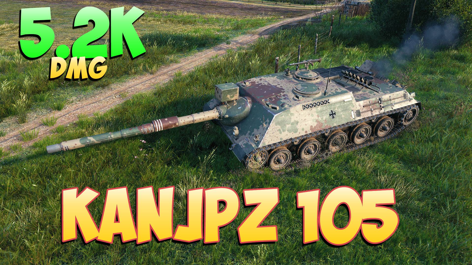 KanJPz 105 • Слабый бой! - 3 Фрагов 5.2K Урона • Мир Танков