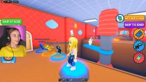 СОВМЕСТНЫЙ ПОБЕГ ОТ ЛАБУБУ С СЕСТРОЙ Роблокс ROBLOX