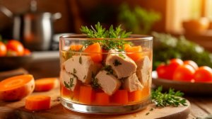 Как приготовить ХОЛОДЕЦ из курицы в мультиварке (без желатина).  [Семейные рецепты]