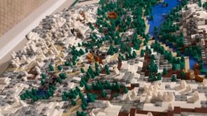 Карта Skyrim из LEGO (автор Ian Roosma)