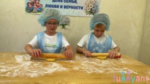 Печенье 7Я (Семья) у дошкольников. Юные кулинары  Funny Ant Malahovka