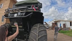Снегоболотоход Рысь 2 готов. Отправляю по реке Лена домой.