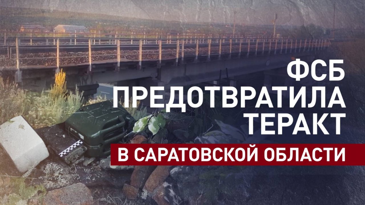 Предотвращён теракт на железнодорожном мосту в Саратовской области