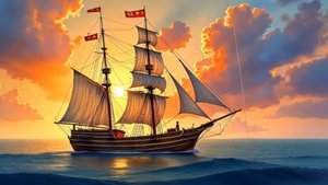 Старый художник  рисует небо и стаю облаков. Шура.