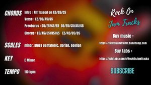 Гитара - Яркая рок-фонограмма 80-х для гитары в ми миноре