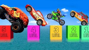 Машинки летают и прыгают! Развивающие мультики Машины помощники. Мультфильмы про машинки