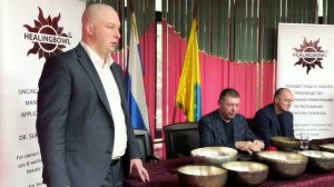 Кораблёв С.Г. хирург травматолог на презентации Healingbowl в постпредстве Калмыкии в Москве