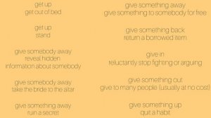 Фразовые Глаголы 10 Phrasal Verbs 10