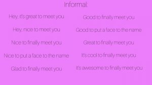 Как бы ты сказал Приятно Познакомиться? How would you say Nice To Meet You?