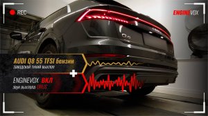 AUDI Q8 55 TFSI бензин с активной электронной выхлопной системой ENGINEVOX