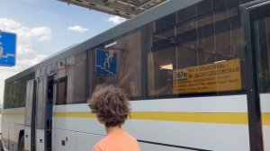 Автобус ЛиАЗ-5250 ”ВОЯЖ” следует по маршруту 367в ”м. Домодедовская - ЖК Ольховка”