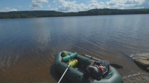 Одиночный сплав по Каме на лодке  от п.Уральский до Нытвы 2025