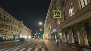 Медленная велопрогулка по ночной Москве