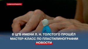 В ЦГБ имени Л. Н. Толстого прошёл мастер-класс по пластилинографии