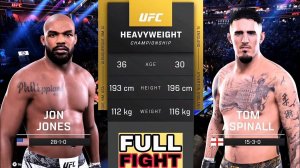 Джон Джонс против Тома Эспинелла Полный бой - UFC 5