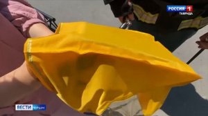 Огненная тренировка: сегодня на территории «Тавриды Арт» тушили условный пожар.