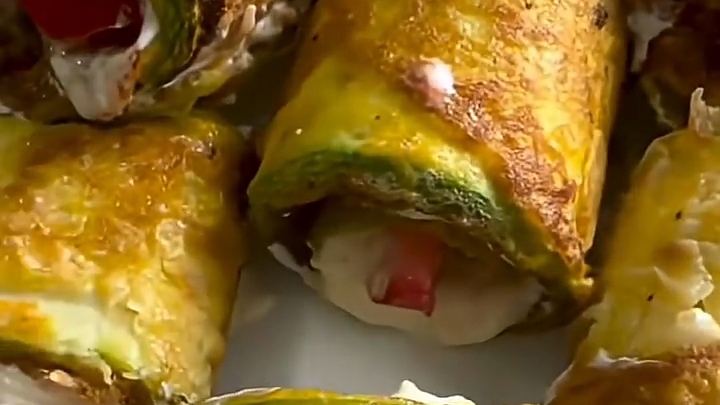 Запечёные РОЛЛЫ...🍱😋⬇️