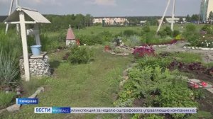 Кемеровчанка Надежда Бочарова создала на Лесной Поляне сад своими руками