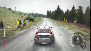Dirt Rally: Медленный заезд на 3-м спецучастке Уэльса (R4 - Профессиональный чемпионат)