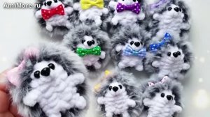 Амигуруми: схема Ёжик малютка | Игрушки вязаные крючком