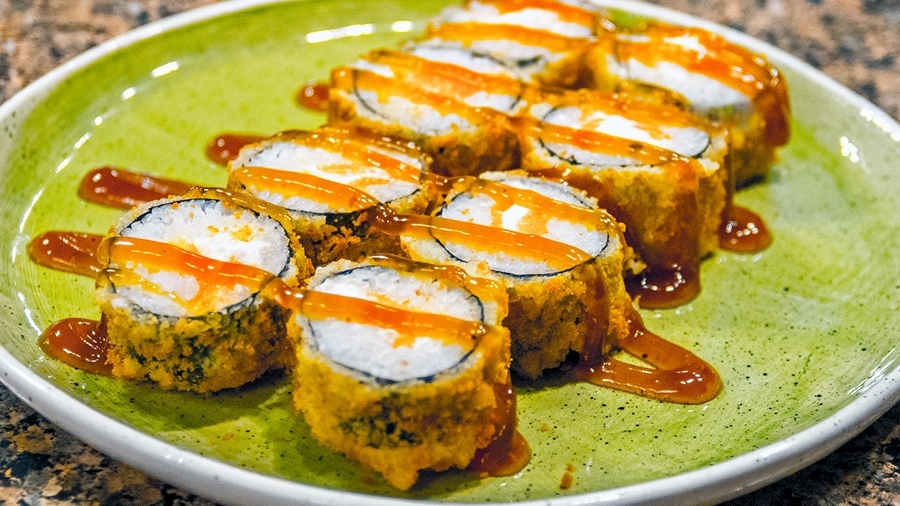Жаренный ролл 🍣 (инструкция приготовления)