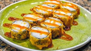 Жаренный ролл 🍣 (инструкция приготовления)