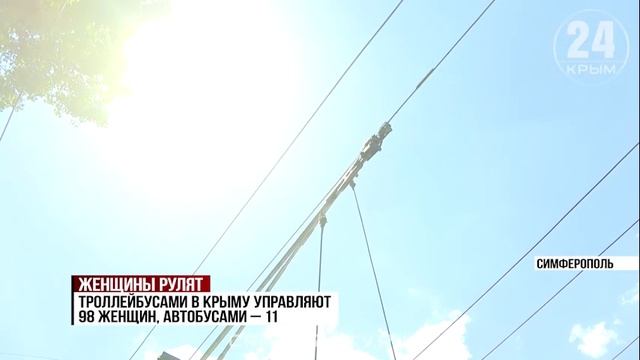 В Крыму больше 100 женщин работают водителями общественного транспорта