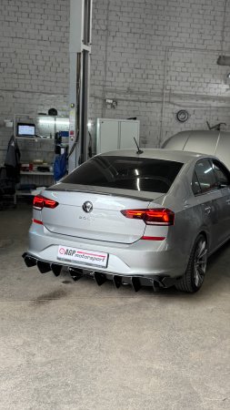 Установка управляемого выхлопа на заслонке на автомобиль Volkswagen Polo