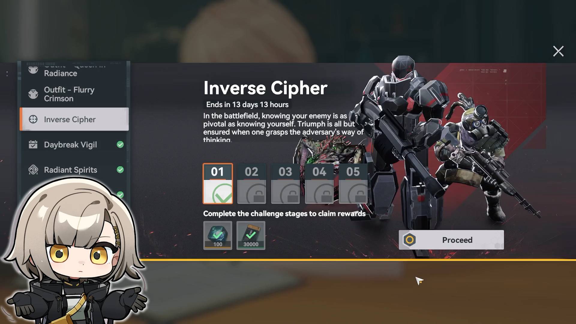 GFL2 ⬥ Событие «Inverse Cipher» ⬥ Сезон 5, День 1-й