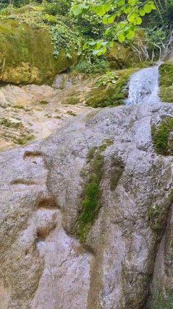 красивый водопад в Широкой Щели #краснодарскийкрай