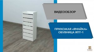 ТЭКС Видеообзор. Прихожая Ямайка. Обувница ЯПТ-1.