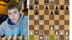 Юный Магнус Карлсен разрывает защиту Нимцовича в 17 ходов! Шахматы.