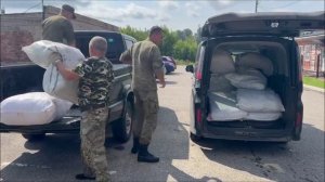 В войска отправлена регулярная гуманитарная помощь от кинешемских десантников