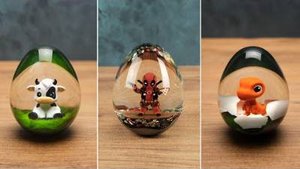 3 великолепные идеи для яиц из эпоксидной смолы