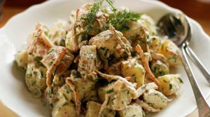 Картофельный салат с беконом