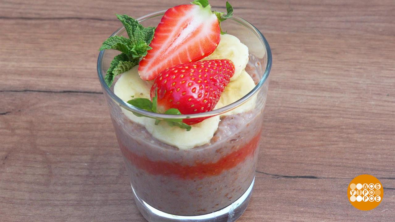 Из гречки, но не каша: летний десерт на завтрак. Доброе утро. Фрагмент выпуска от 09.07.2025