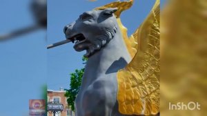 Санкт-Петербург.Набережная канала Грибоедова и Банковский мост🌊🌊🌊🦁🦁