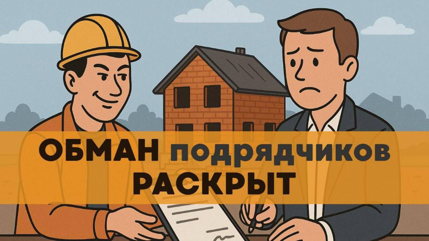 Обман подрядчиков раскрыт!