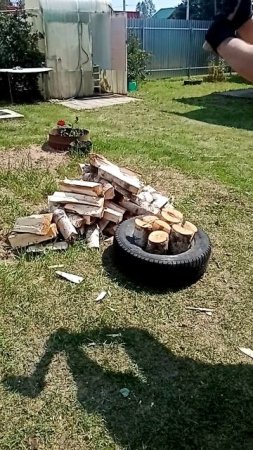 ▶️Как Колоть дрова🔥